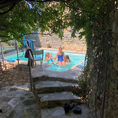 Fabulous Large In With Terraces Overlooking The River Ceze With Private Pool * Montclus (Gard)