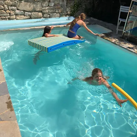 Βίλα Fabulous Large In With Terraces Overlooking The River Ceze With Private Pool *