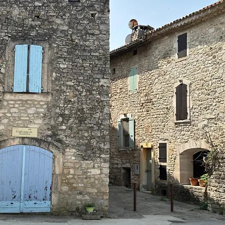 Fabulous Large In With Terraces Overlooking The River Ceze With Private Pool Vila