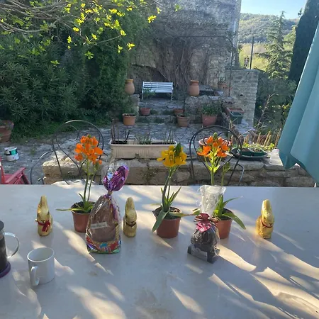 Villa Fabulous Large In With Terraces Overlooking The River Ceze With Private Pool