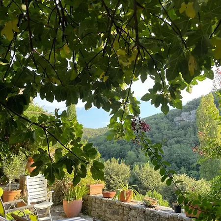 Fabulous Large In With Terraces Overlooking The River Ceze With Private Pool Βίλα Montclus (Gard)